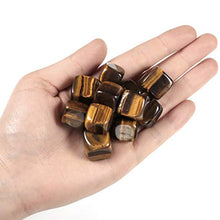 Load image into Gallery viewer, Jovivi 12pcs Irregular Natural Tiger Eye Chakra Healing Crystals Stones Kits Tumbled Gemstones w/Ceramic Holder Bowl for Reiki Meditation Spiritual Feng Shui Home Office Decor
