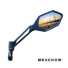 Load image into Gallery viewer, New Scratch Resistant Glass Lens,Handlebar Bike Mirror, Adjustable Safe Rearview Mirror, Bicycle Mirror (Sliver Right Side) ME-005RS
