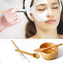 Load image into Gallery viewer, Tiferr DIY Face Mask Bowl and Brush Set, 7 in 1 Bamboo Facial Mask Tool kits - Mask Bowl,Spatula,Brush,Spoon, Facial Sponge, Silicone Brush (light yellow)
