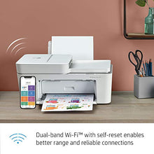 Load image into Gallery viewer, HP DeskJet Plus 4155 Wireless All-in-One Printer, Mobile Print, Scan &amp; Copy, HP Instant Ink Ready, Auto Document Feeder, Works with Alexa (3XV13A)
