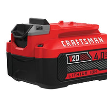 Load image into Gallery viewer, CRAFTSMAN V20 Lithium Ion Battery, 4.0-Amp Hour, 2 Pack (CMCB204-2)
