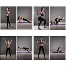 Load image into Gallery viewer, PLEASION Pilates Bar Kit with Resistance Bands, Full Body Exercise Workout Equipment for Home &amp; Gym, Pilates Stick Fitness Bar
