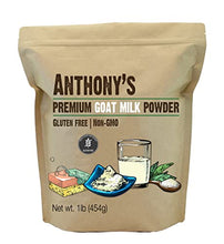 Load image into Gallery viewer, Anthony's Premium Goat Milk Powder, 1 lb, Gluten Free, Non GMO, No Additives
