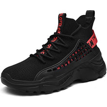 Load image into Gallery viewer, SANNAX Mens Fashion Sneakers Walking Shoes Sports Shoe Vogue Stylish Athletic Walking Running Shoes Casual Sneaker Black
