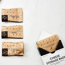 Load image into Gallery viewer, Formaticum Cheese Storage Bags, Keep Charcuterie Fresh, Wax Paper Bags, 15 Count
