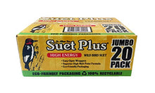 Load image into Gallery viewer, St. Albans Bay Suet Plus High Energy Suet Cakes, 20 Pack of 11 oz. Suet Cakes for Wild Birds
