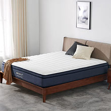 Load image into Gallery viewer, Queen Mattress, Molblly 14 inch Hybrid Spring Mattress in A Box Queen Size Mattress for Sleep &amp; Pressure Relief, Medium Firm Mattresses,80x60x14 Inch
