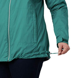 Columbia Women's Switchback Long Jacket, Waterfall/Nocturnal Lining, Medium