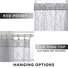 Load image into Gallery viewer, Light Grey Curtains &amp; Drapes for Living Room 84 Inch Length 2 Panels Set Modern Rod Pocket Sheer Window Treatments Curtains for Bedroom Sliding Glass Door 84 Inches Long Gray
