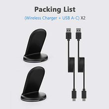 Load image into Gallery viewer, Yootech [2 Pack] Wireless Charger Qi-Certified 10W Max Wireless Charging Stand, Compatible with iPhone 13/13 Pro/13 Mini/13 Pro Max/12/SE 2020/11,Galaxy S22/S22 Ultra/S21/S20/S10 Plus(No AC Adapter)
