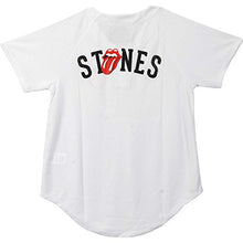 Load image into Gallery viewer, Rolling Stones Baseball Jersey Junior Top XX-Large White
