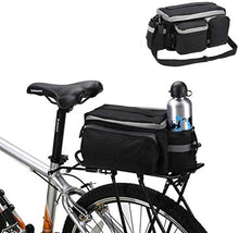 Load image into Gallery viewer, BicycleStore Trunk Bag Bike Panniers Waterproof Cycling Bag Rack 7L Rear Seat Bags Bicycle Accessories Black
