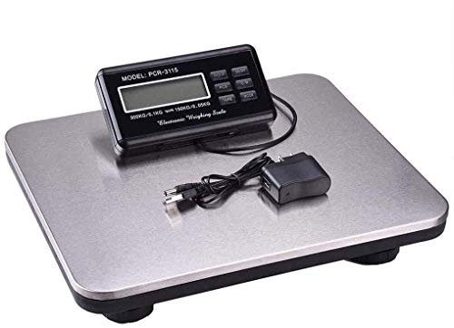 Load image into Gallery viewer, Digital Scale Heavy Duty Digital Shipping Parcel Scales Multi-Purpose Weighing Large Stainless Steel Platform And Extendable Display Cable LQHZWYC (Color : Silver, Size : 150kg/0.05kg)