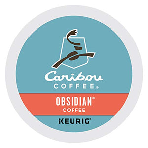 Caribou Coffee Obsidian, Single-Serve Keurig K-Cup Pods, Medium Roast Coffee, 72 Count