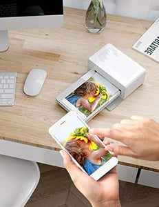 [Come with 40 Sheets Photo Paper] Victure Photo Printer, Instant Photo Printer to Print (4 x 6) inch Photos from Your Phone Conveniently , Compatible with iOS & Android Devices