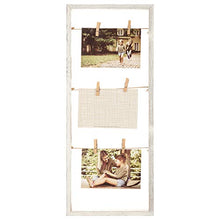 Load image into Gallery viewer, Gallery Perfect 17FW1938 Rustic Collage Gallery Wall Kit Picture Frame Set, Multi Size - 4&quot; x 6&quot;, 5&quot; x 7&quot;, White, 9 Piece
