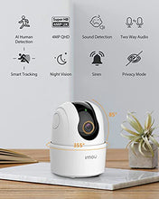 Load image into Gallery viewer, Indoor Cameras 4MP Kit Wireless Security Camera for Home Security, Plug-in WiFi Camera (2.4G ONLY) Surveillance Camera with Night Vision, 2-Way Audio, 360° View, Motion Tracking, Sound Detection
