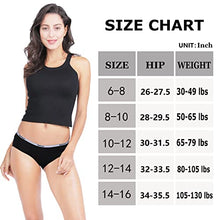 Load image into Gallery viewer, Nalwort Teen Girls Period Underwear Menstrual Period Panties Leak-Proof Organic Cotton Protective Briefs Pack of 6
