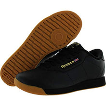 Load image into Gallery viewer, Reebok Women's Princess Wide Fashion Shoes,Black/Gum,9 M US
