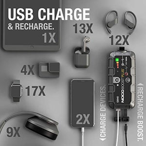 NOCO Boost Plus GB40 1000 Amp 12-Volt UltraSafe Lithium Jump Starter Box, Car Battery Booster Pack, Portable Power Bank Charger, and Jumper Cables For Up To 6-Liter Gasoline and 3-Liter Diesel Engines