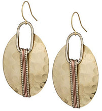 Load image into Gallery viewer, Boho Oval or Round Ethnic Hammered Earring for Women
