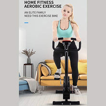 Load image into Gallery viewer, Ship from USA, Indoor Cycling Bike Stationary - Cycle Bike with Comfortable Seat Cushion - Health &amp; Fitness Indoor Cycling Bike -Dual Felt Pad Resistance with Caged Pedals - Adjustable Seat (A)
