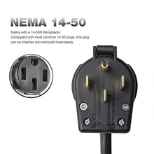Load image into Gallery viewer, BESENERGY 16/32 Amp Level 2 EV Charger Current-Switchable NEMA 14-50 Plug 220V-250V IP66 Portable Car Charger Compatible with All J1772 Electric Car

