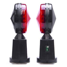 Load image into Gallery viewer, Master Tailgaters Wireless Trailer Tow Lights - Magnetic Mount - 48 Feet Range - 4 Pin Blade Connection + Safety Straps
