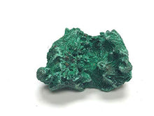 Load image into Gallery viewer, Zentron Crystal Collection Fibrous Malachite Stone - Raw Stone in Velvet Bag (Small (1-2&quot;))
