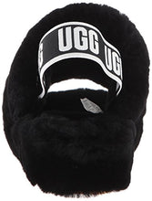 Load image into Gallery viewer, UGG Women's Fluff Yeah Slide Slipper, Black, 8

