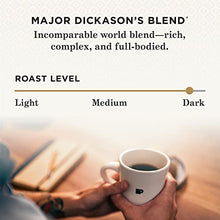 Load image into Gallery viewer, Peet’s Coffee, Major Dickason's Blend - Dark Roast Coffee - 10 K-Cup Pods for Keurig Brewers (1 Box of 10 K-Cup Pods)
