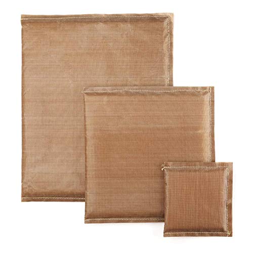Teflon Pillows 3 Pack 3 Sizes Heat Press Pillow Heat Pressing Transfer Pillow, Reusable Heat Resistant Heat Press Mat for Heat Press Digital Transfer