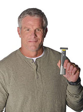 Load image into Gallery viewer, MicroTouch SOLO Titanium, Rechargeable Beard &amp; Body Razor that Trims, Edges, Shaves, and Grooms
