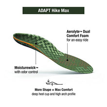 Load image into Gallery viewer, Superfeet Adapt Hike Max - Flexible Arch Support Insoles for Hiking Boots or Shoes - 2.5-4 Men / 4.5-6 Women
