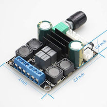 Load image into Gallery viewer, DAMGOO Digital Amplifier Board,50W+50W TPA3116 HiFi Dual-Channel Stereo Audio Amplifier Subwoofer DC10-25V Digital 2.0 Amp Module with Steel Volume Adjustment Knob
