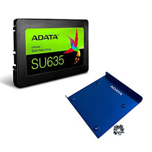 Load image into Gallery viewer, ADATA SU635 240GB 3D-NAND SATA 2.5 Inch Internal SSD with 2.5/3.5 inch SSD Bracket Bundle (ASU635SS-240GQ-R-TRAY)
