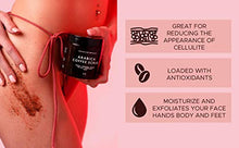 Load image into Gallery viewer, Brooklyn Botany Arabica Coffee Body Scrub - Moisturizing and Exfoliating Body, Face, Hand, Foot Scrub - Fights Stretch Marks, Fine Lines, Wrinkles - Great Gifts for Women &amp; Men - 1.35lb
