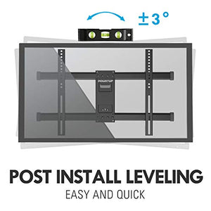 MOUNTUP Full Motion TV Wall Mount Bracket for 42-70 Inch Flat Screen/Curved TVs, Wall Mount TV Bracket - Articulating Arms with Smooth Extension, Swivel, Tilt, Max VESA 600x400mm and 100LBS, MU0012