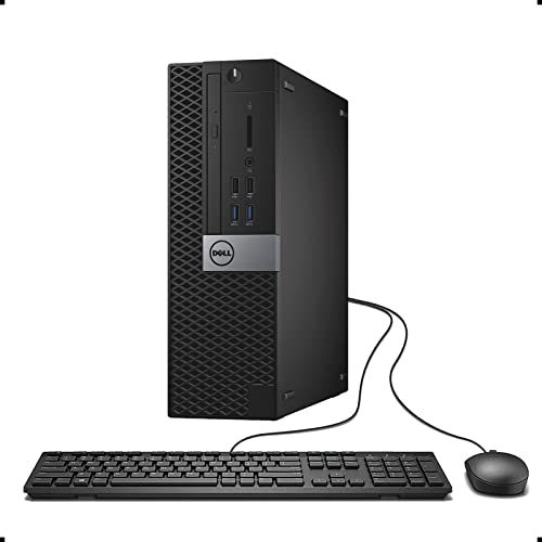 Dell Optiplex 3050 SFF Desktop Computer PC, Intel Quad Core i5-6500 up to 3.6GHz, 16GB DDR4, 256GB SSD, WiFi, DVDRW, 4K Support, DP, HDMI,Windows 10 Pro 64 Bit English/Spanish/French(Renewed)