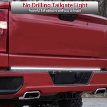 Load image into Gallery viewer, NEW SUN 60&quot; LED Tailgate Brake Light Bar for Truck Trailer Quadruple Row Strip with Red Brake White Reverse Sequential Amber Turning Signals Strobe Lights
