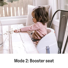 Load image into Gallery viewer, Ingenuity Baby Base 2-in-1 Booster Feeding and Floor Seat with Self-Storing Tray, Slate
