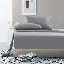 Load image into Gallery viewer, Starcast Bed Sheet Set Queen Size Soft Microfiber 1800 Thread Count Bedding Sheet Set Deep Pocket, Wrinkle,Fade Resistant, Breathable, Hotel Luxury Cooling Sheets Set-4 Piece (Grey
