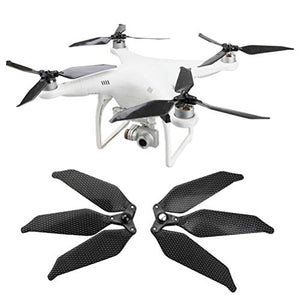 O'woda Foldable Carbon Fiber Tri-Blades Propellers Low-Noise Quick Release CW & CCW Props for DJI Phantom 3 Standard/Professional/Advance / 3SE Drone Accessories