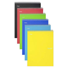 Load image into Gallery viewer, Five Star Top Bound Notebook, 1 Subject, College Ruled Paper, 100 Sheets, 11" x 8-1/2", Assorted Colors, 6 Pack (73525)

