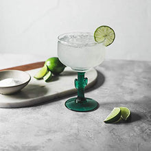 Load image into Gallery viewer, Libbey Cactus Margarita Glasses, Set of 4
