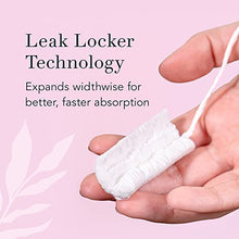 Load image into Gallery viewer, Rael Organic Cotton Unscented Tampons - Regular Absorbency, BPA Free Plastic Applicator, Chlorine Free, Ultra Thin Applicator with Leak Locker Technology (32 Count, Bundle Pack)
