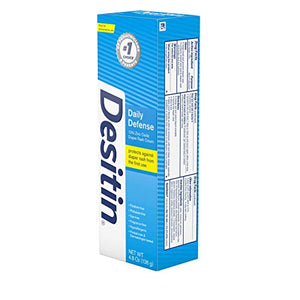 Desitin Daily Defense Baby Diaper Rash Cream with Zinc Oxide to Treat, Relieve & Prevent diaper rash, Hypoallergenic, Dye-, Phthalate- & Paraben-Free, 4.8 oz