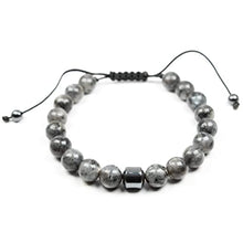 Load image into Gallery viewer, Iridescent Spectrolite Bracelet - Handcrafted Natural Gemstone Jewelry for Men &amp; Women
