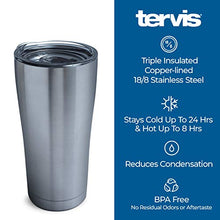 Load image into Gallery viewer, Tervis Triple Walled NFL New Orleans Saints Insulated Tumbler Cup Keeps Drinks Cold &amp; Hot, 20oz - Stainless Steel, Edge

