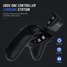 Load image into Gallery viewer, Controller Charger for Xbox, YCCTEAM Battery Pack Rechargeable for Xbox One, Xbox One X, Xbox One S, Xbox One Elite Controller, Charging Station for Xbox One with 2pcs 1200mAh Rechargeable Battery
